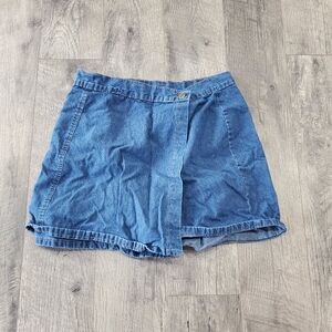 Denim Chic Jean Skort